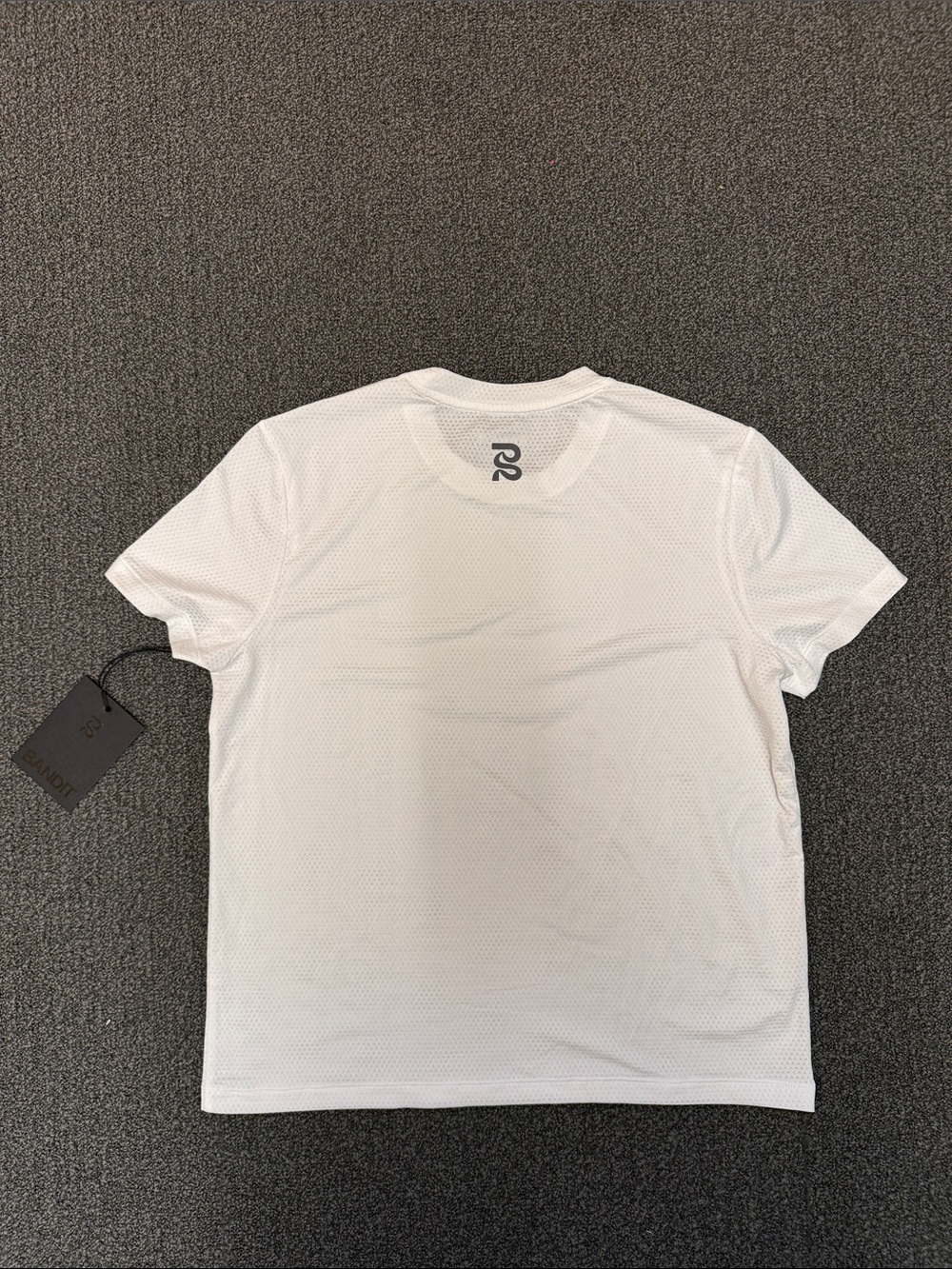 Bandit Women’s Micromesh Relaxed Tee in White - Picture 5 of 9